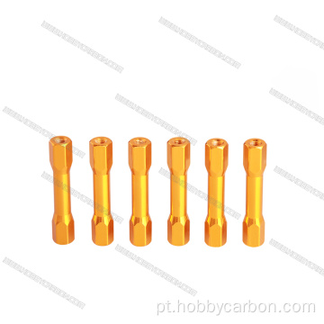 Standoffs práticos de alumínio hexagonal anodizado